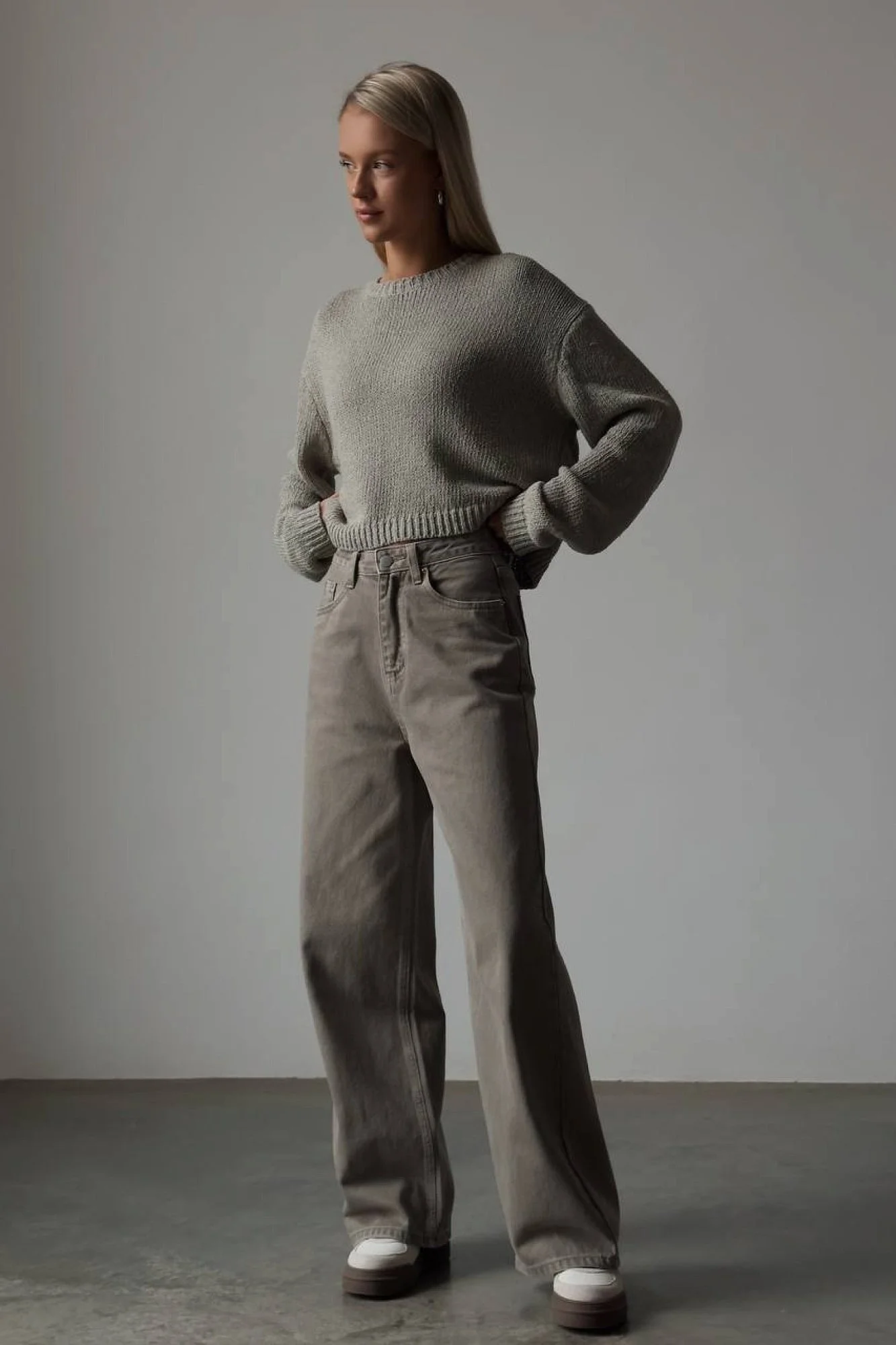 Свитер (onesize (42-46RU), серая мята). Избражение № 2