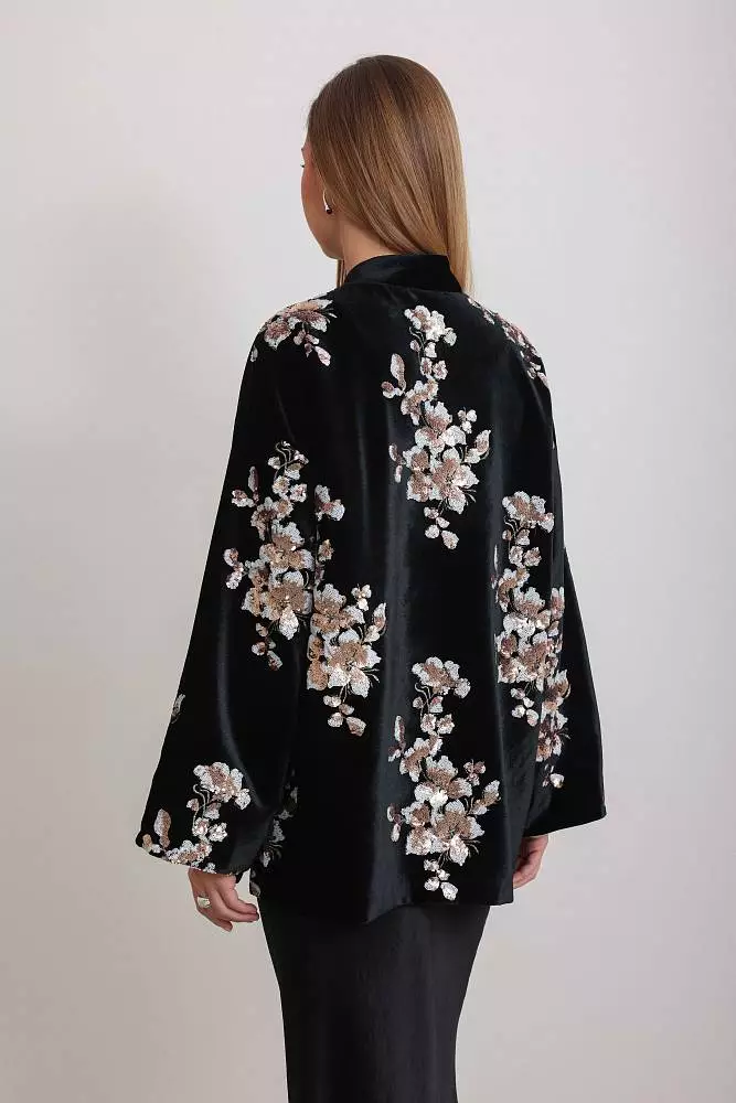 Жакет (S (42RU), чёрный). Изображение № 3