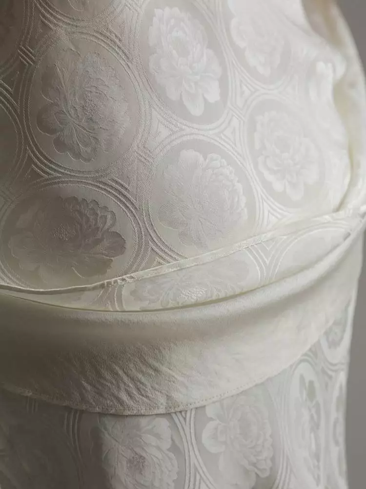 Костюм: топ и юбка (S (42RU), светло-бежевый). Изображение № 5