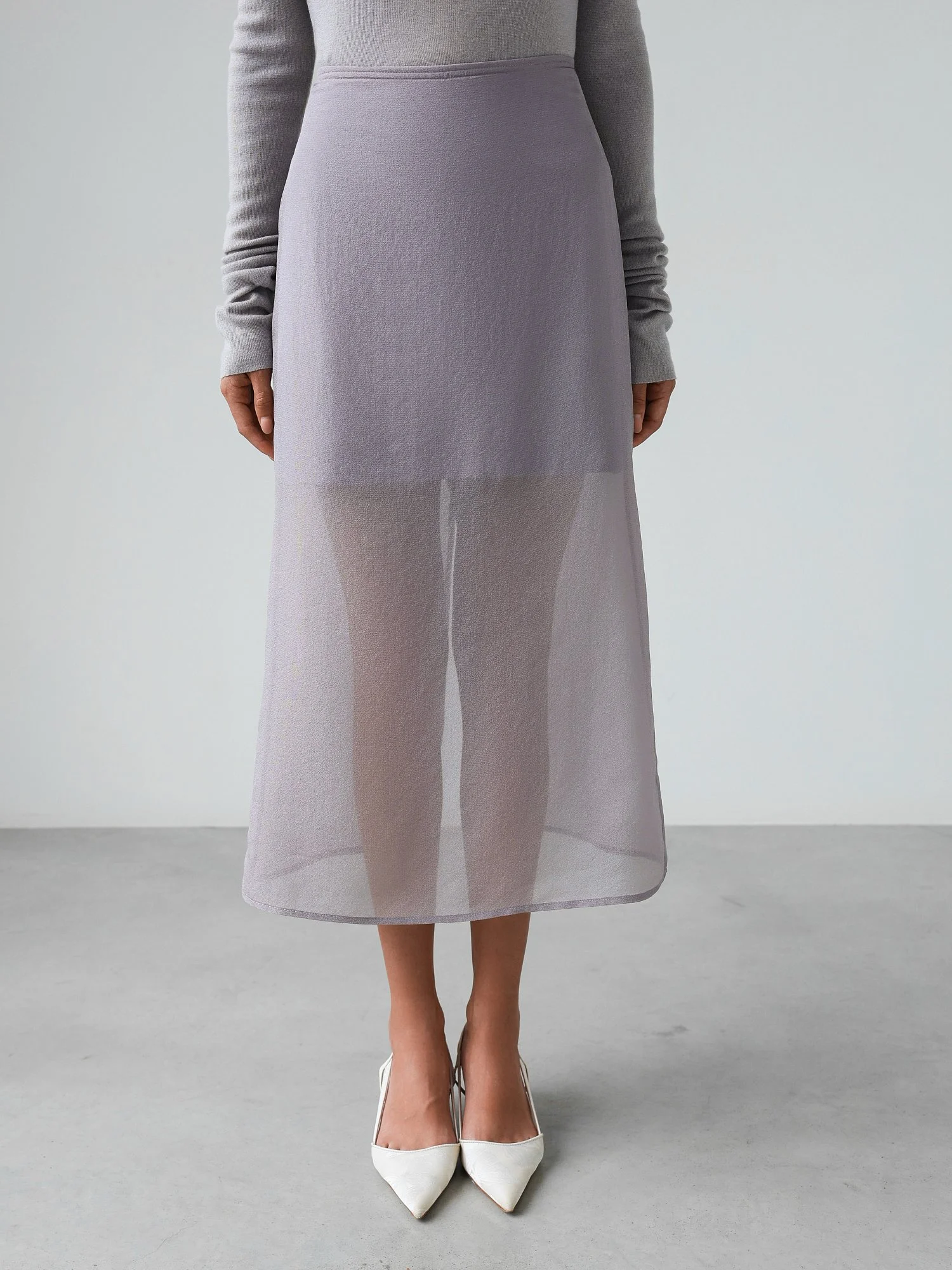 Юбка (M (44RU), пыльно-сиреневый). Избражение № 2