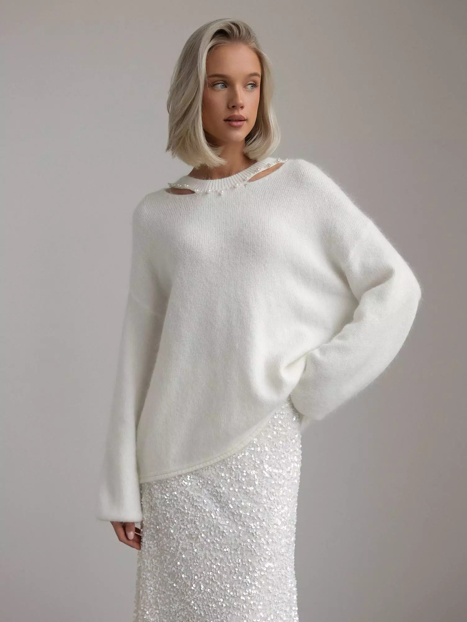 Джемпер (onesize (42-46RU), молочный). Избражение № 1
