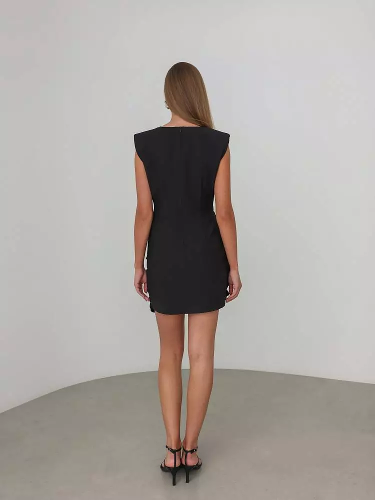 Платье (M (44RU), чёрный). Изображение № 6