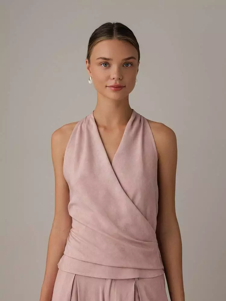 Костюм: топ и брюки (S (42RU), пыльно-розовый). Изображение № 2