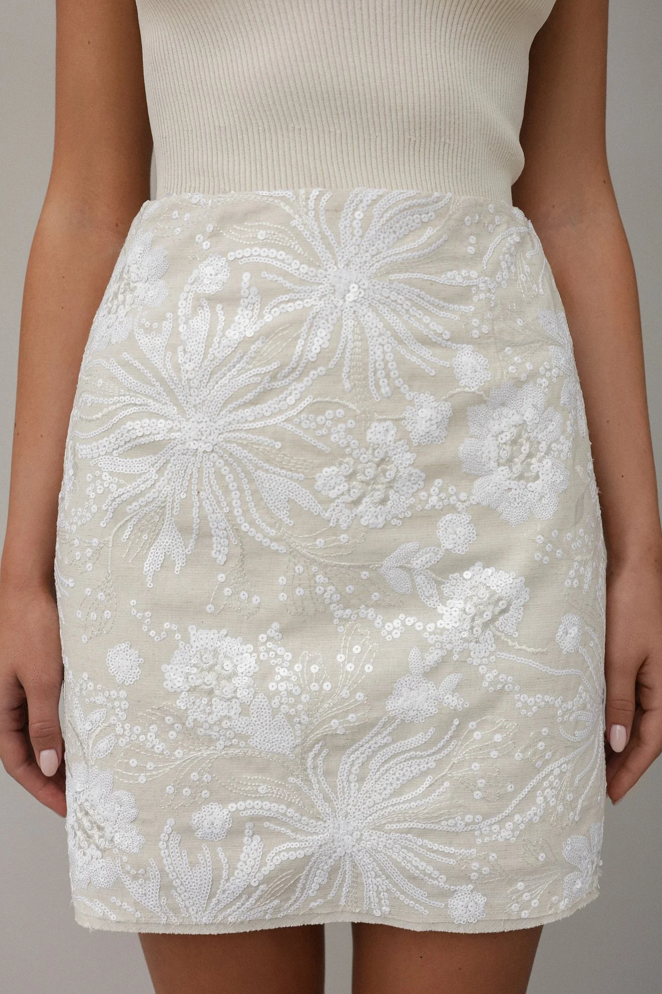 Юбка (S (42RU), бежевый). Избражение № 1