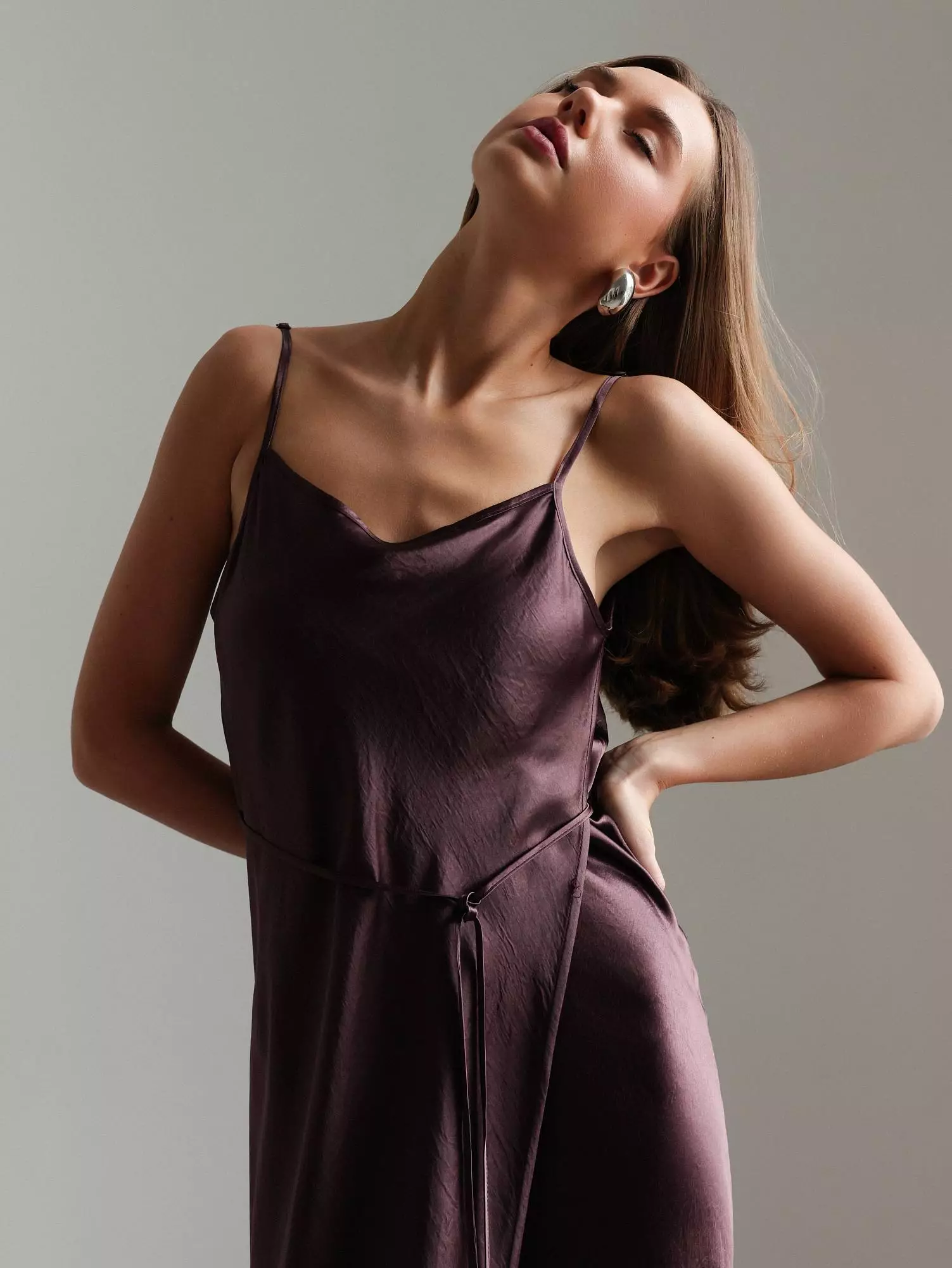 Платье  (S (42RU), сливовый). Избражение № 3