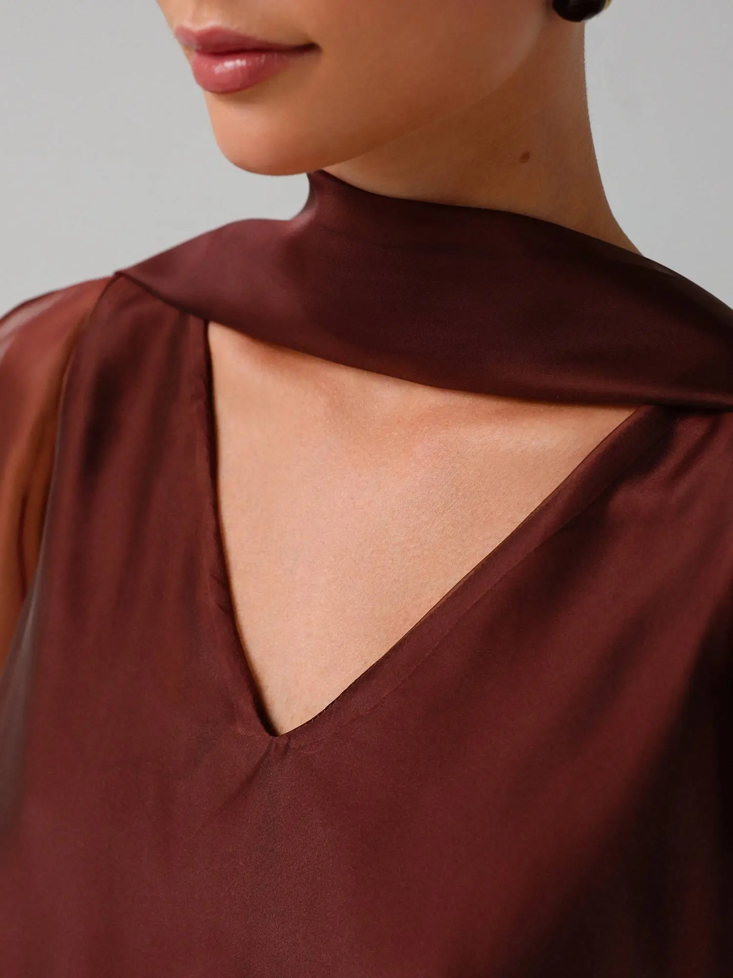 Топ (M (44RU), красно-коричневый). Избражение № 3