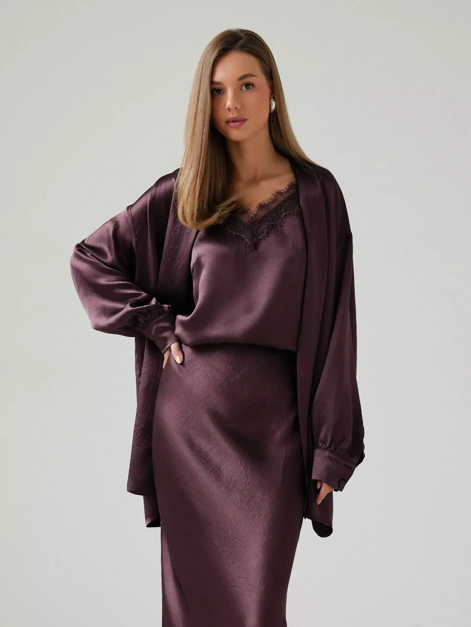 Накидка (onesize (42-46RU), сливовый). Избражение № 3