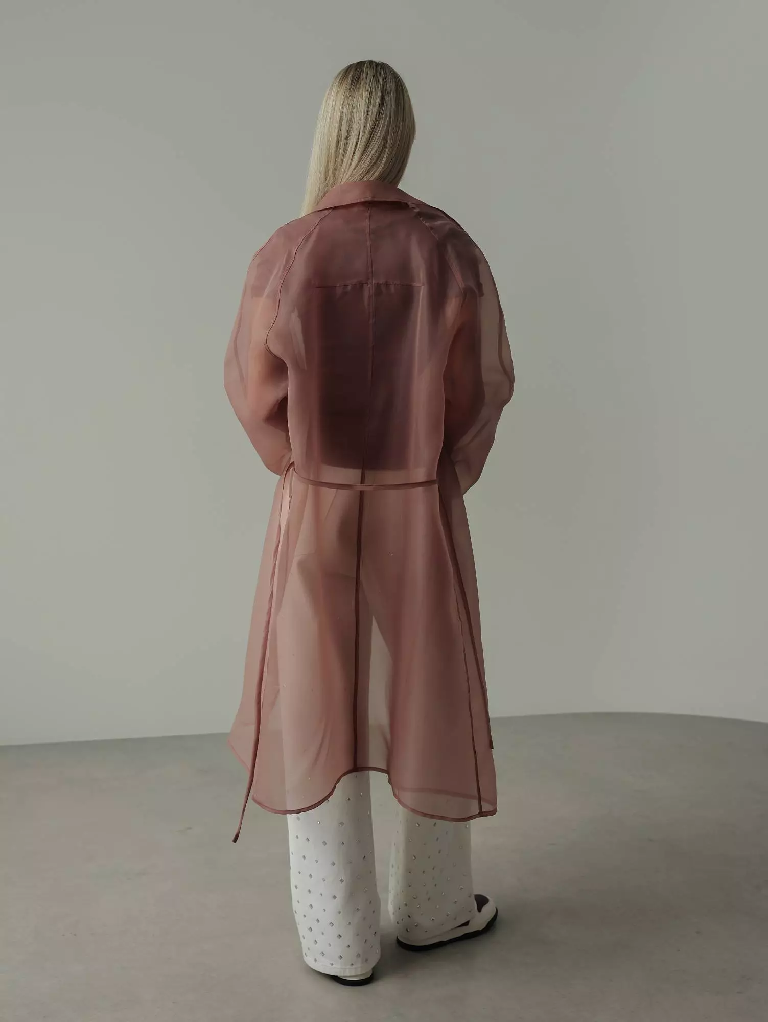 тренч (темно-пудровый). Избражение № 4