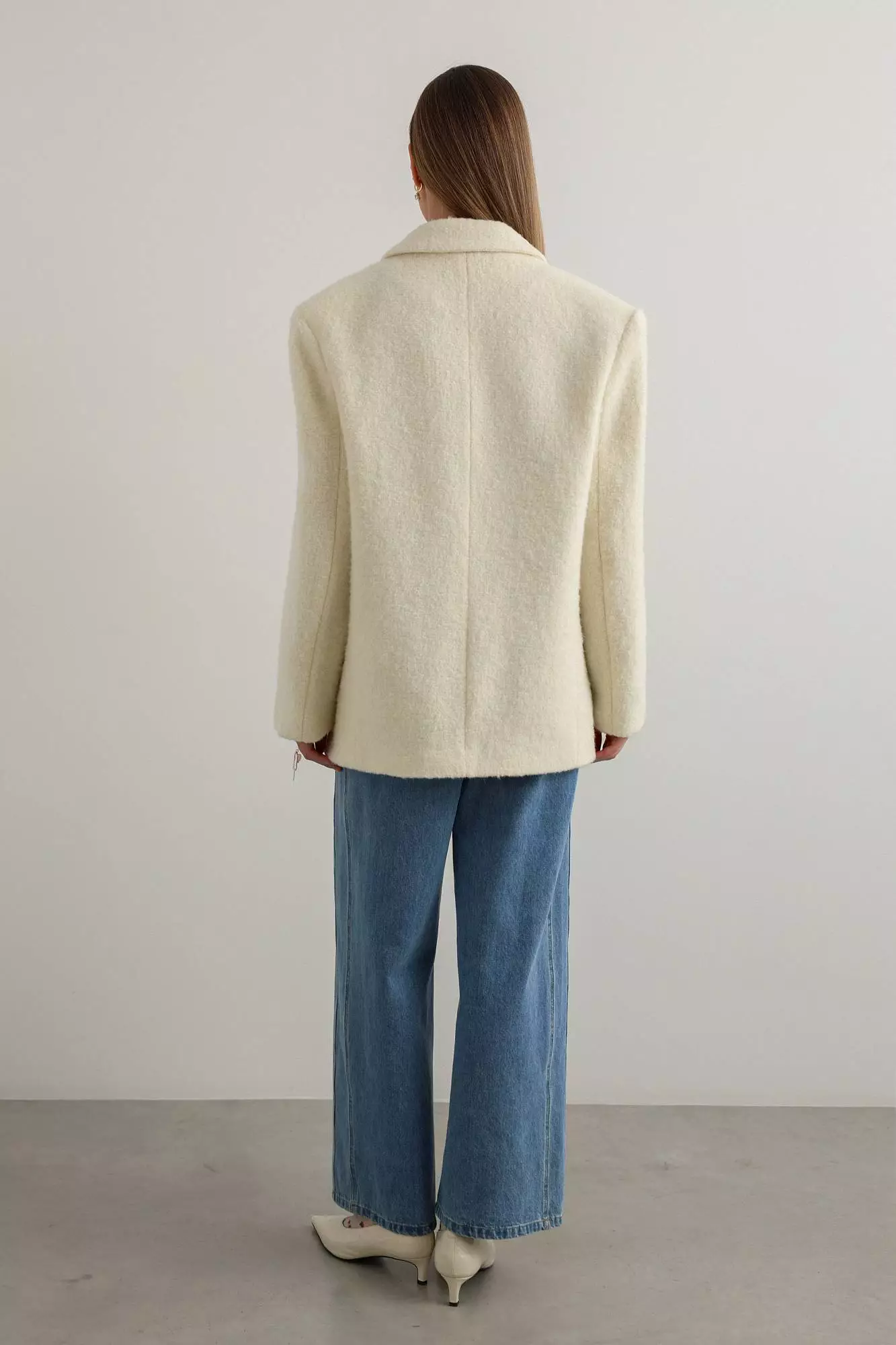 Пиджак (onesize (42-46RU), молочный). Избражение № 5