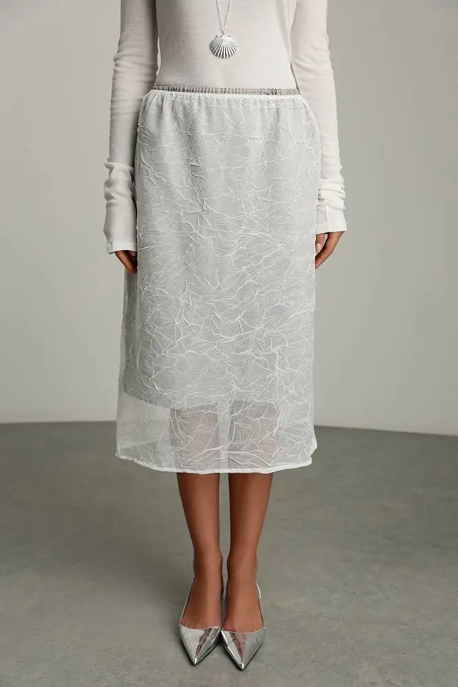 Юбка (M (44RU), белый). Изображение № 1