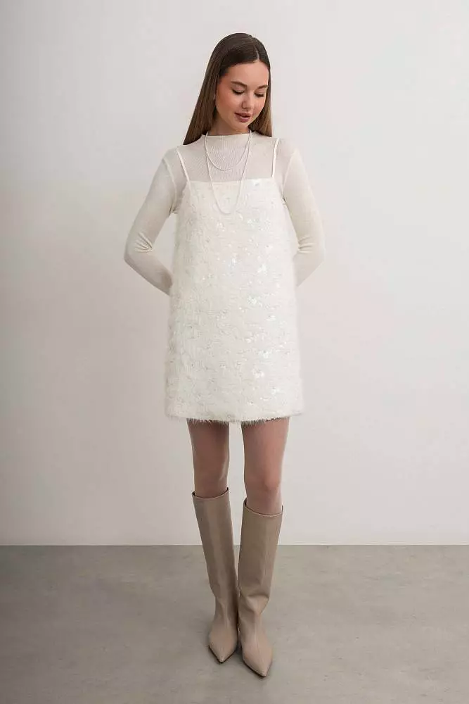 Платье (M (44RU), молочный). Изображение № 4