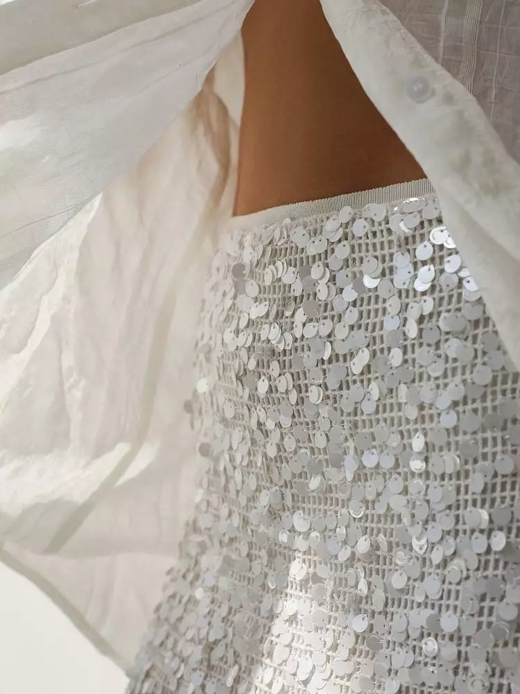 Юбка (S (42RU), белый). Изображение № 4