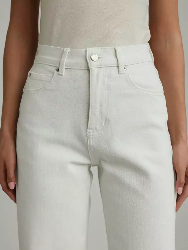 Джинсы (L (46RU), слоновая кость). Изображение № 2