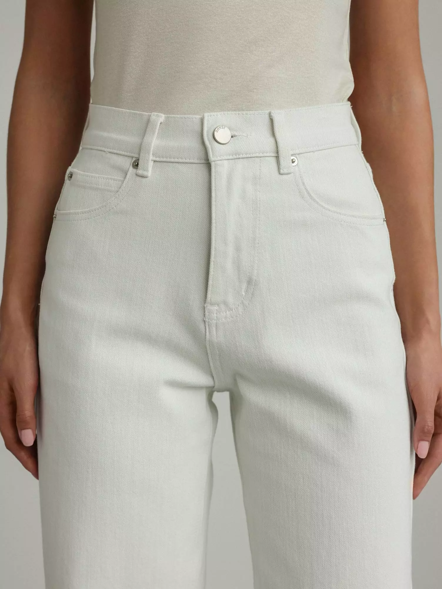 Джинсы (L (46RU), слоновая кость). Избражение № 2