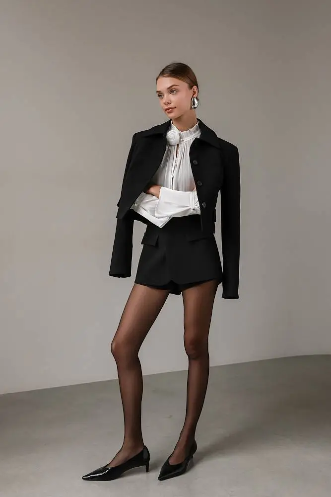 Шорты (L (46RU), чёрный). Изображение № 2