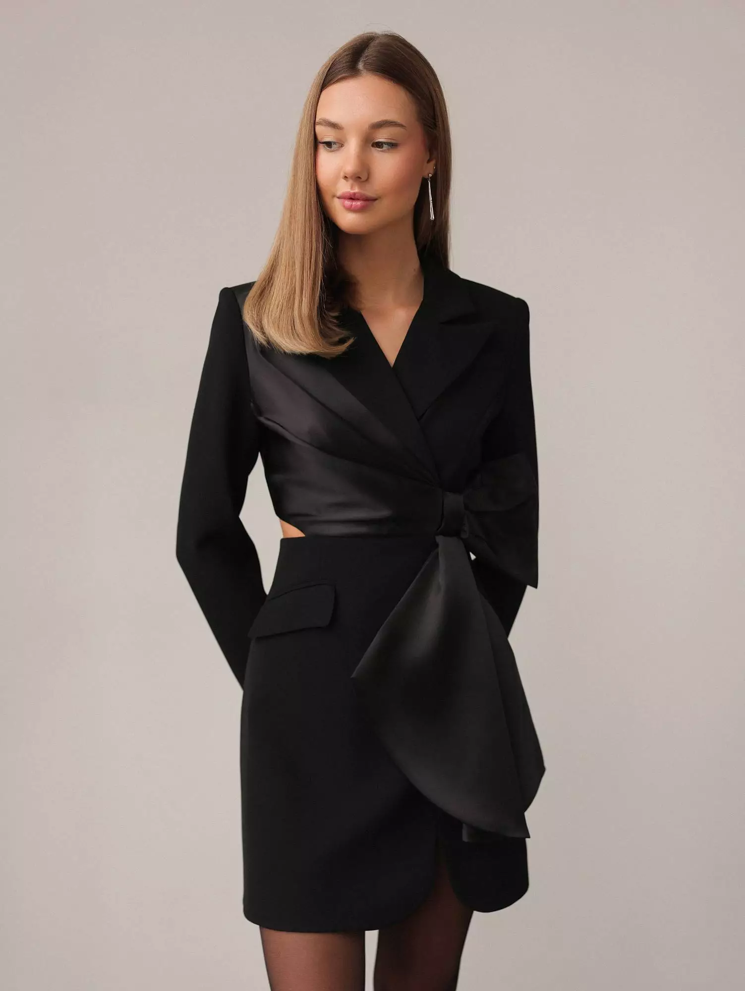 Платье  (S (42RU), чёрный). Избражение № 1