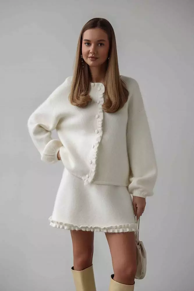 Кардиган (onesize (42-46RU), молочный). Изображение № 1