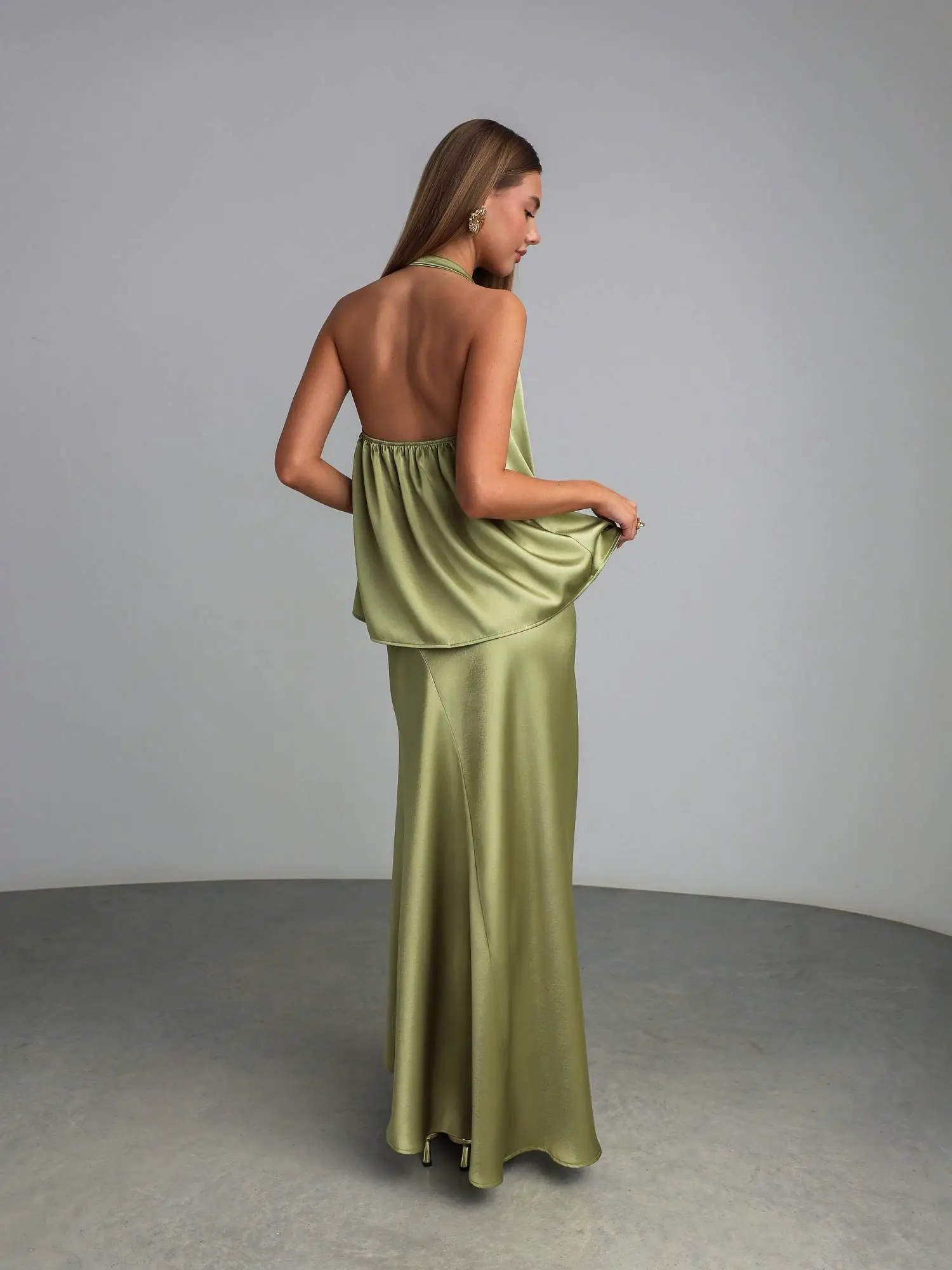 Топ (S (42RU) оливковый). Избражение № 5