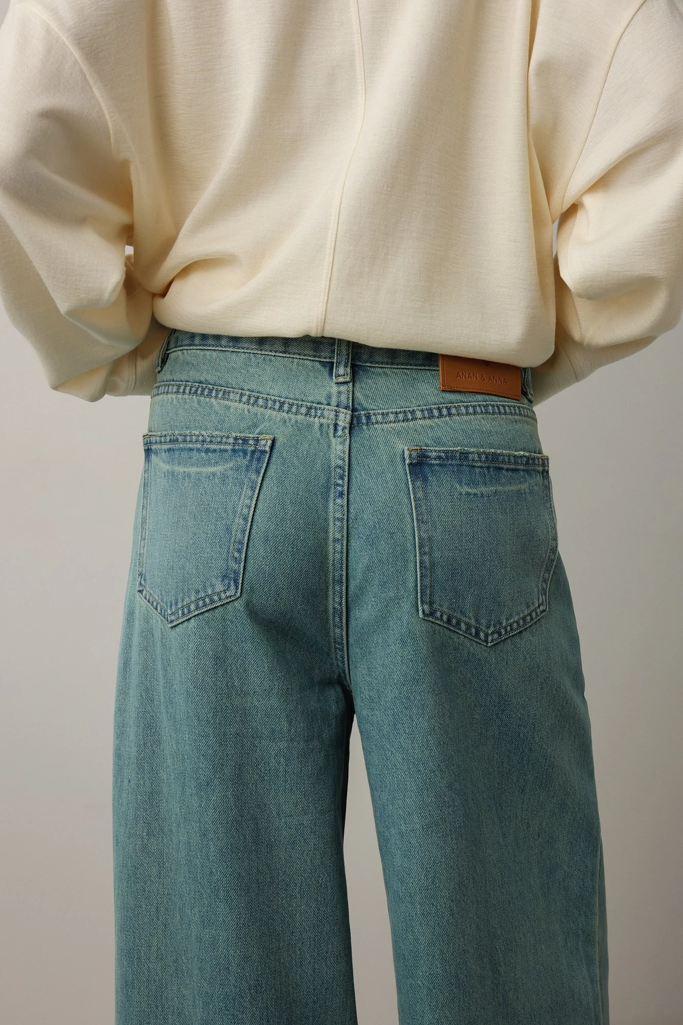 Джинсы (L (46), бирюзовый). Избражение № 7