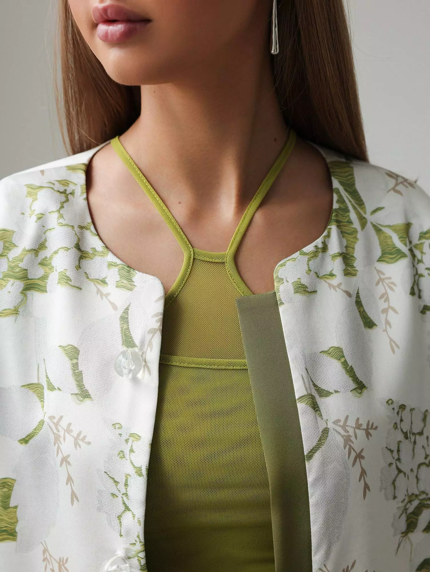 Жакет (M (44RU), серая олива). Избражение № 3