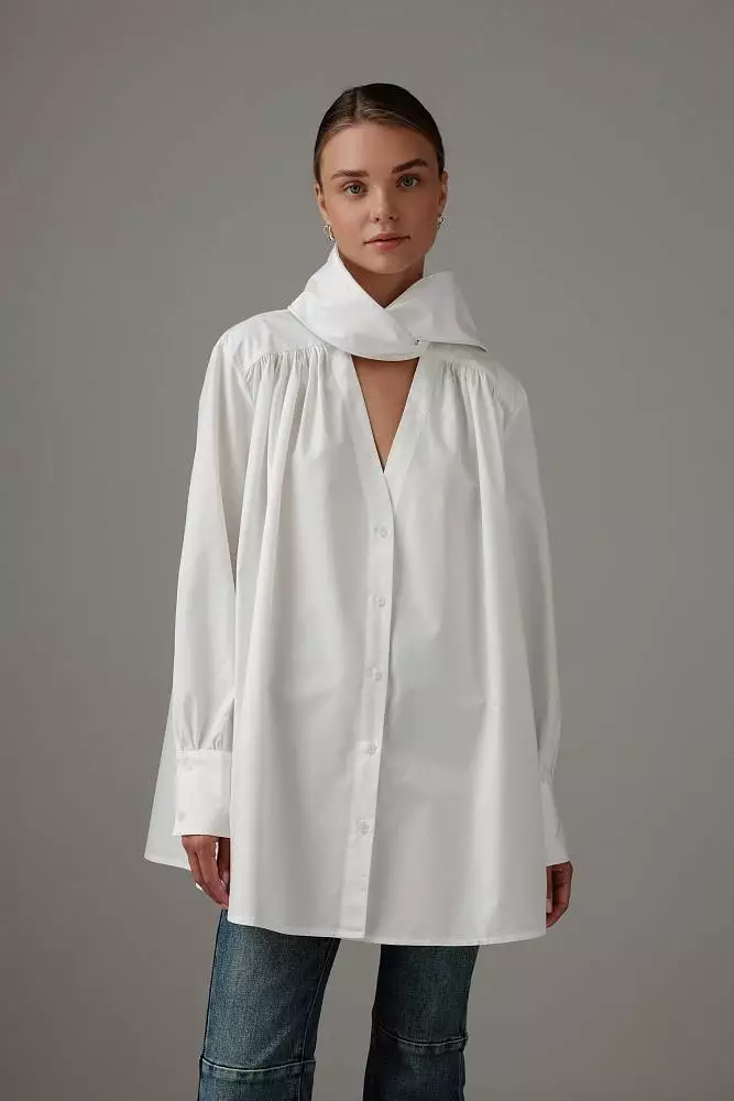 Блуза (L (46RU), белый). Изображение № 2