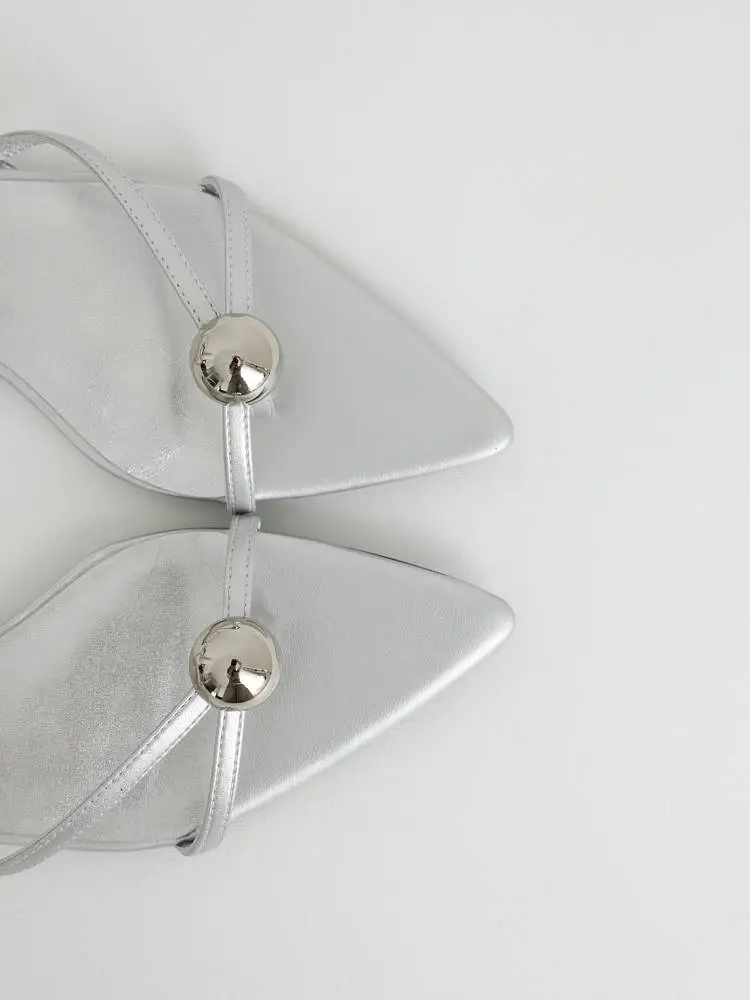 Босоножки (36, серебристый). Изображение № 2