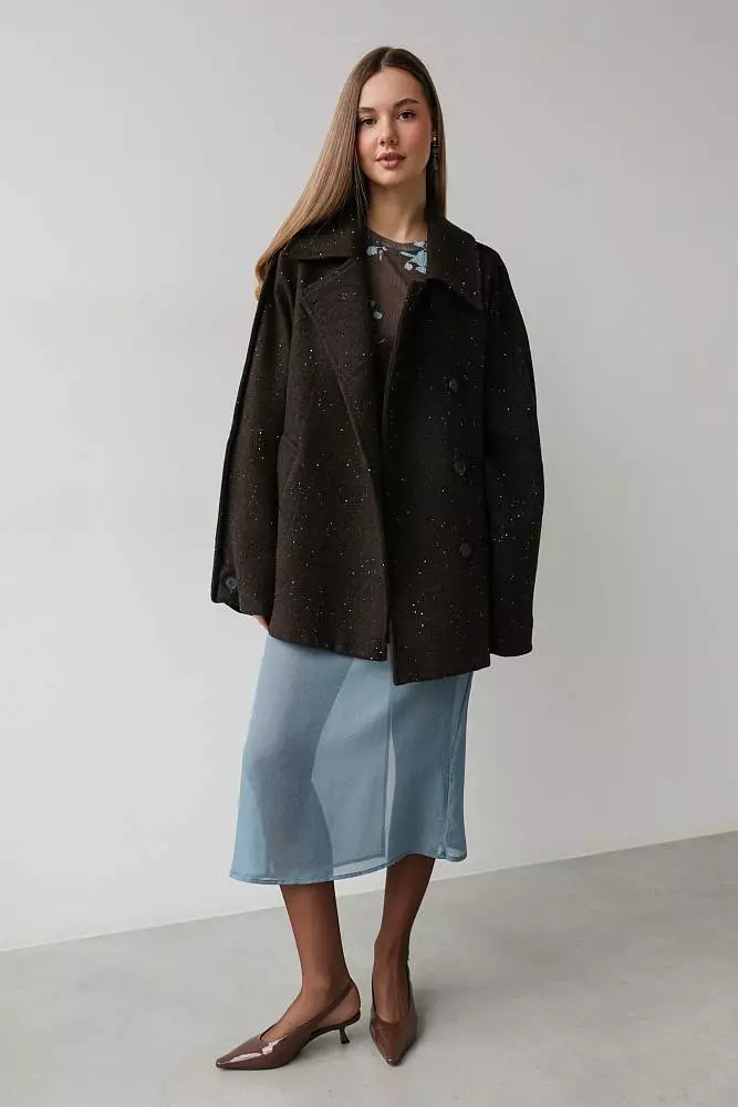 Лонгслив (S (42RU), коричневый). Изображение № 6