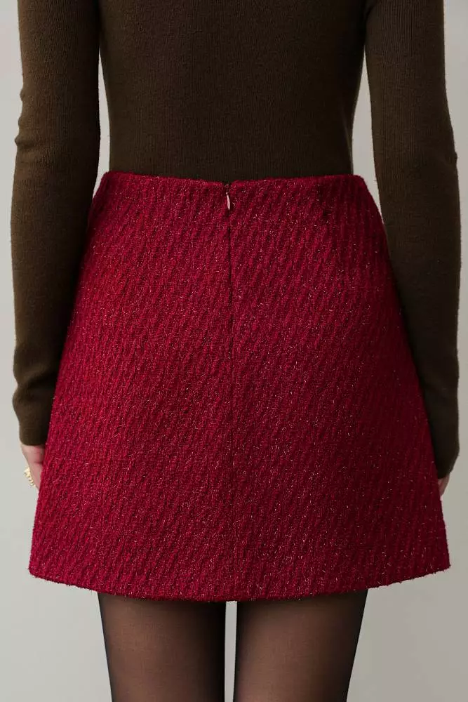 Костюм: жакет и юбка (M (44RU), бордовый). Изображение № 7