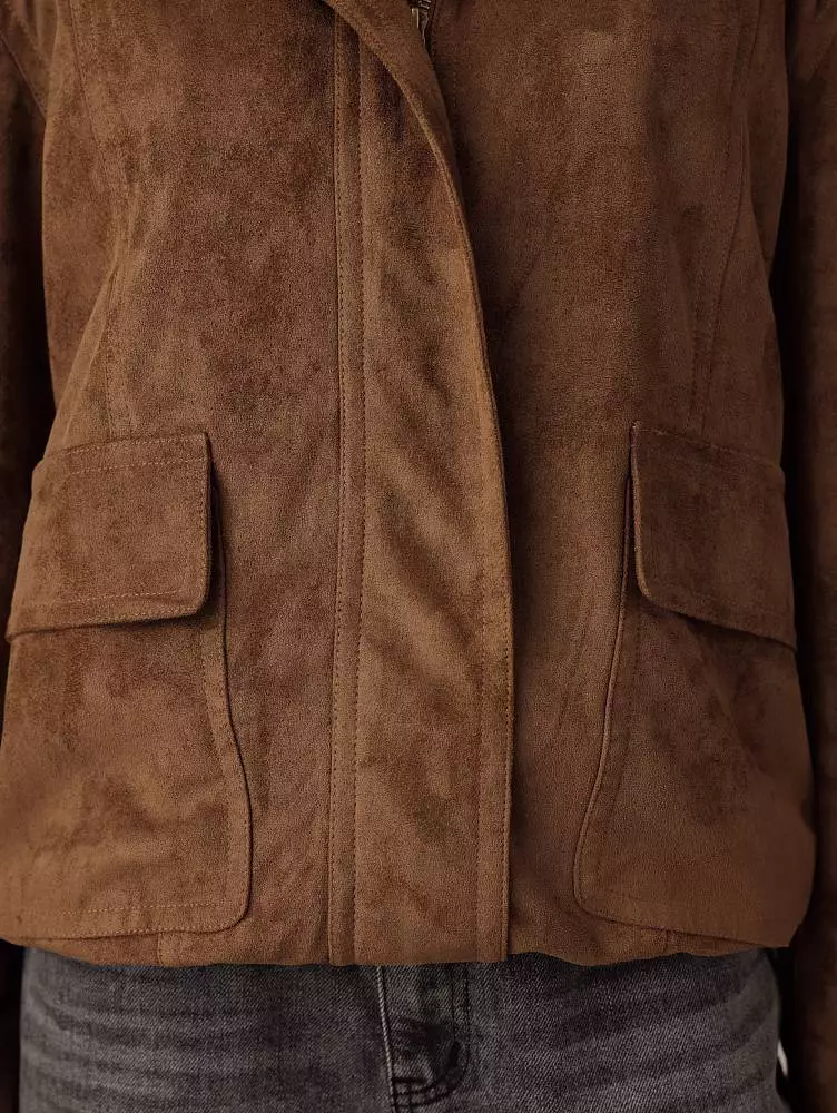 Куртка (onesize (42-46RU), коричневый). Изображение № 3