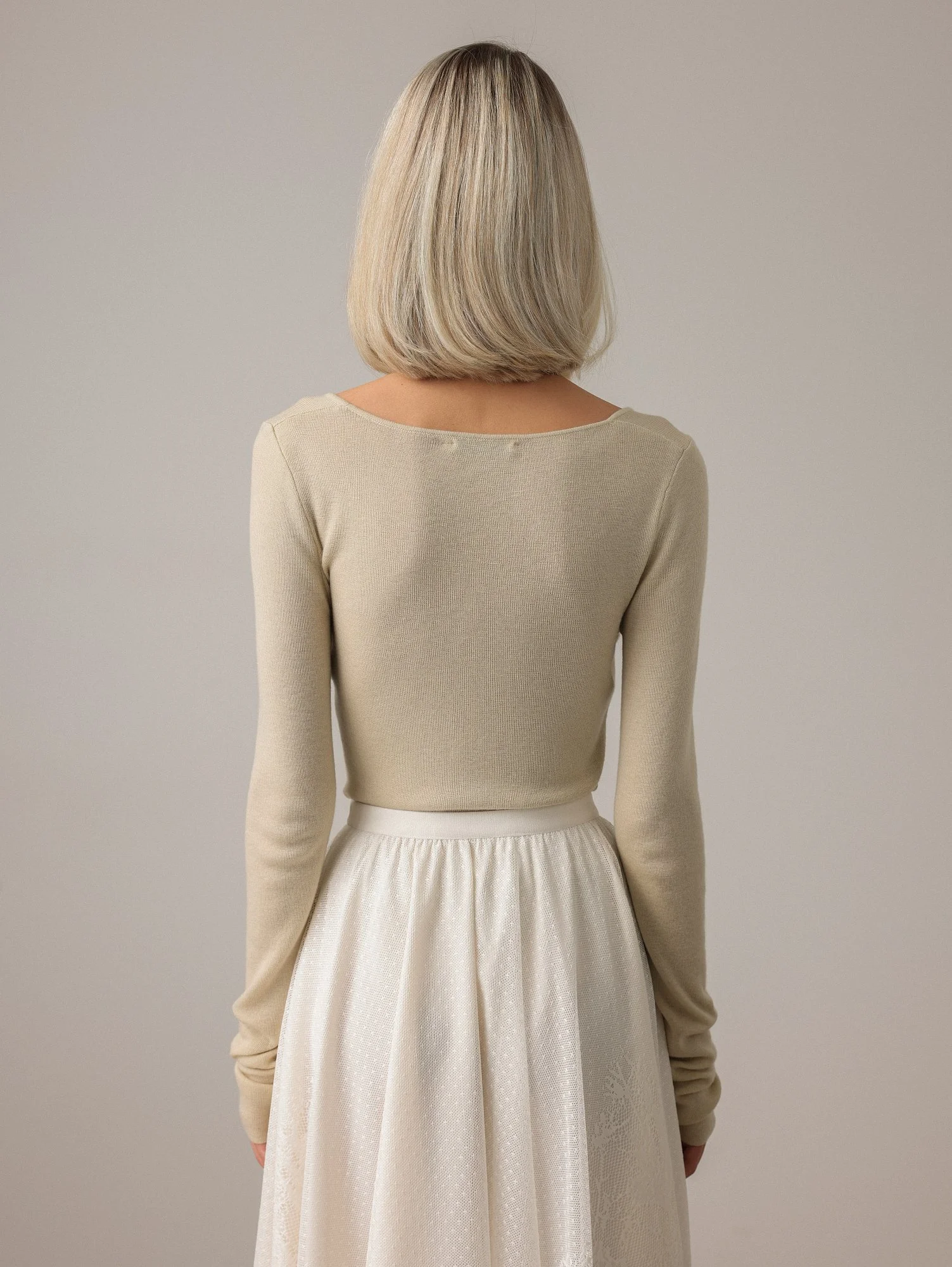 Джемпер (onesize (42-46RU), бежевый). Избражение № 6