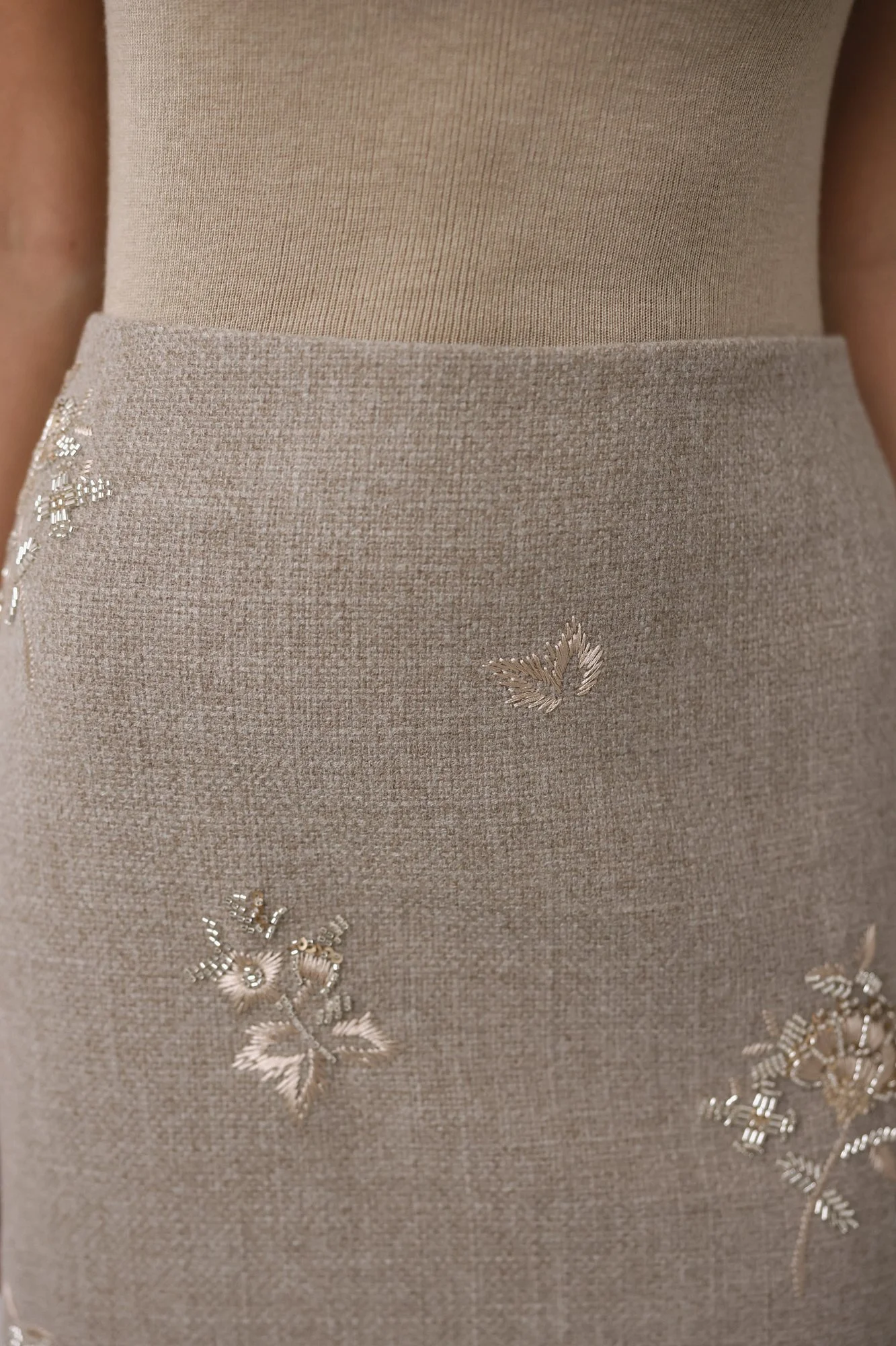 Юбка (S (42RU), бежевый). Избражение № 2