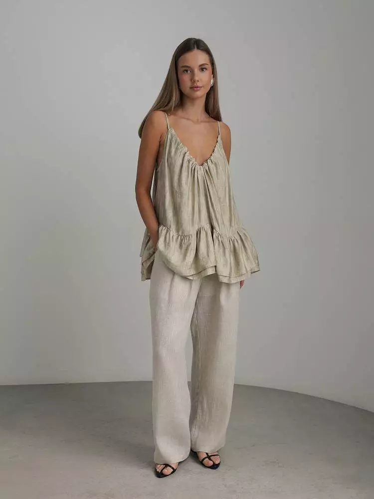 Брюки (L (46RU), льняной). Изображение № 2