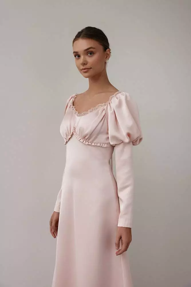 Платье (S (42RU), нежно-розовый). Изображение № 2