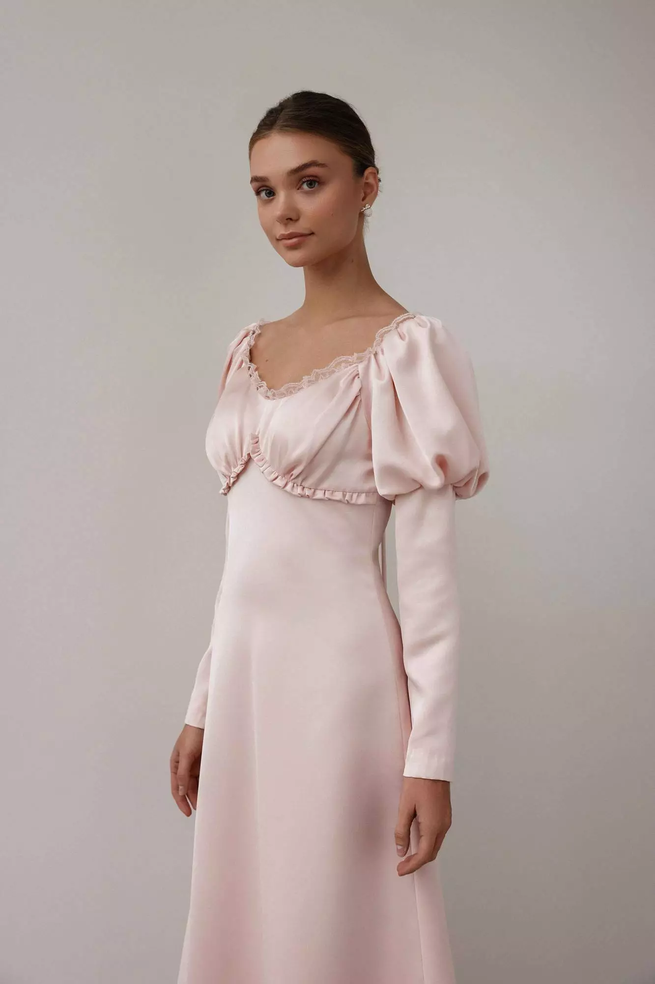 Платье (S (42RU), нежно-розовый). Избражение № 2