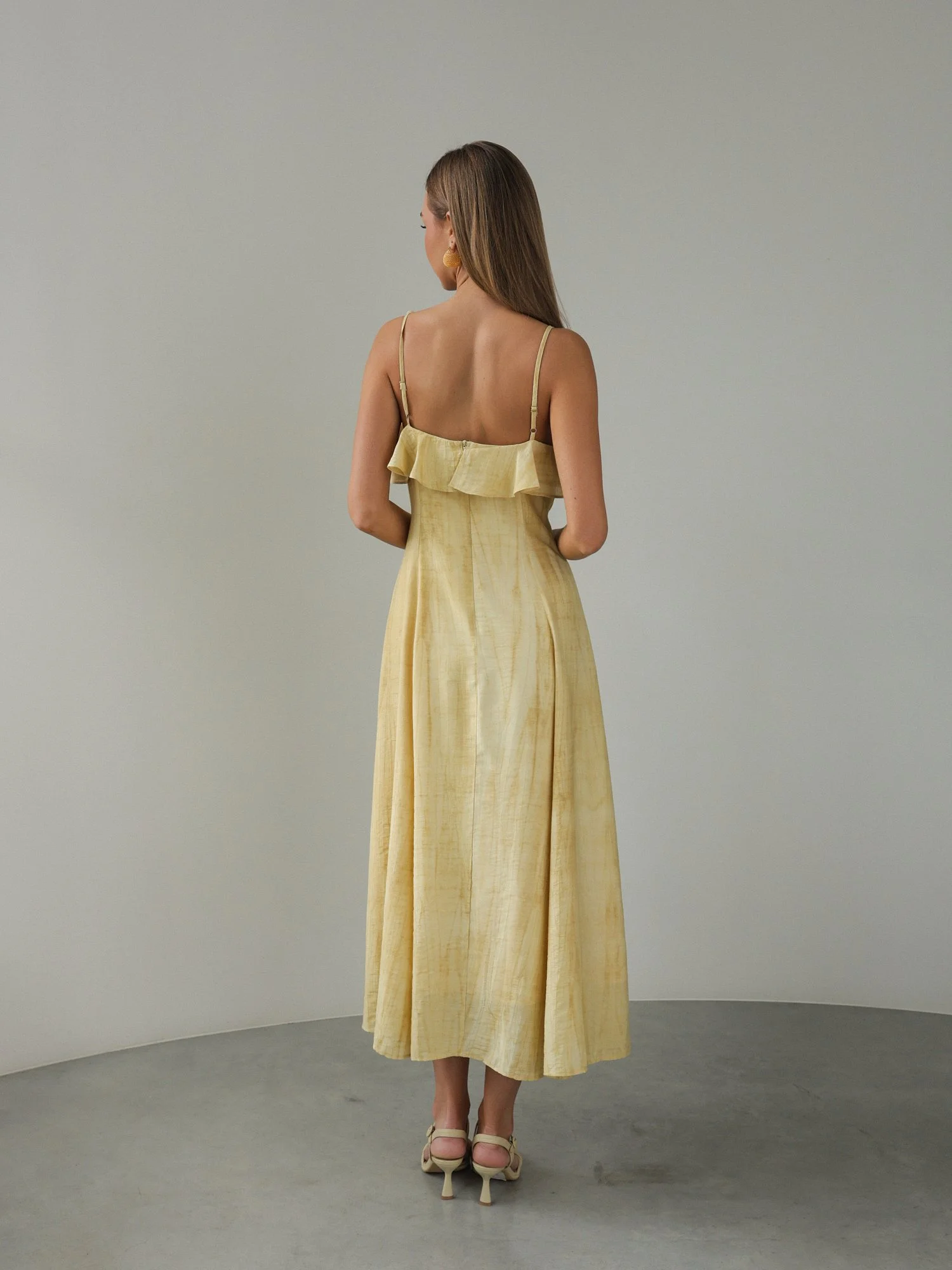 Платье (L (46RU), светло-горчичный). Избражение № 5