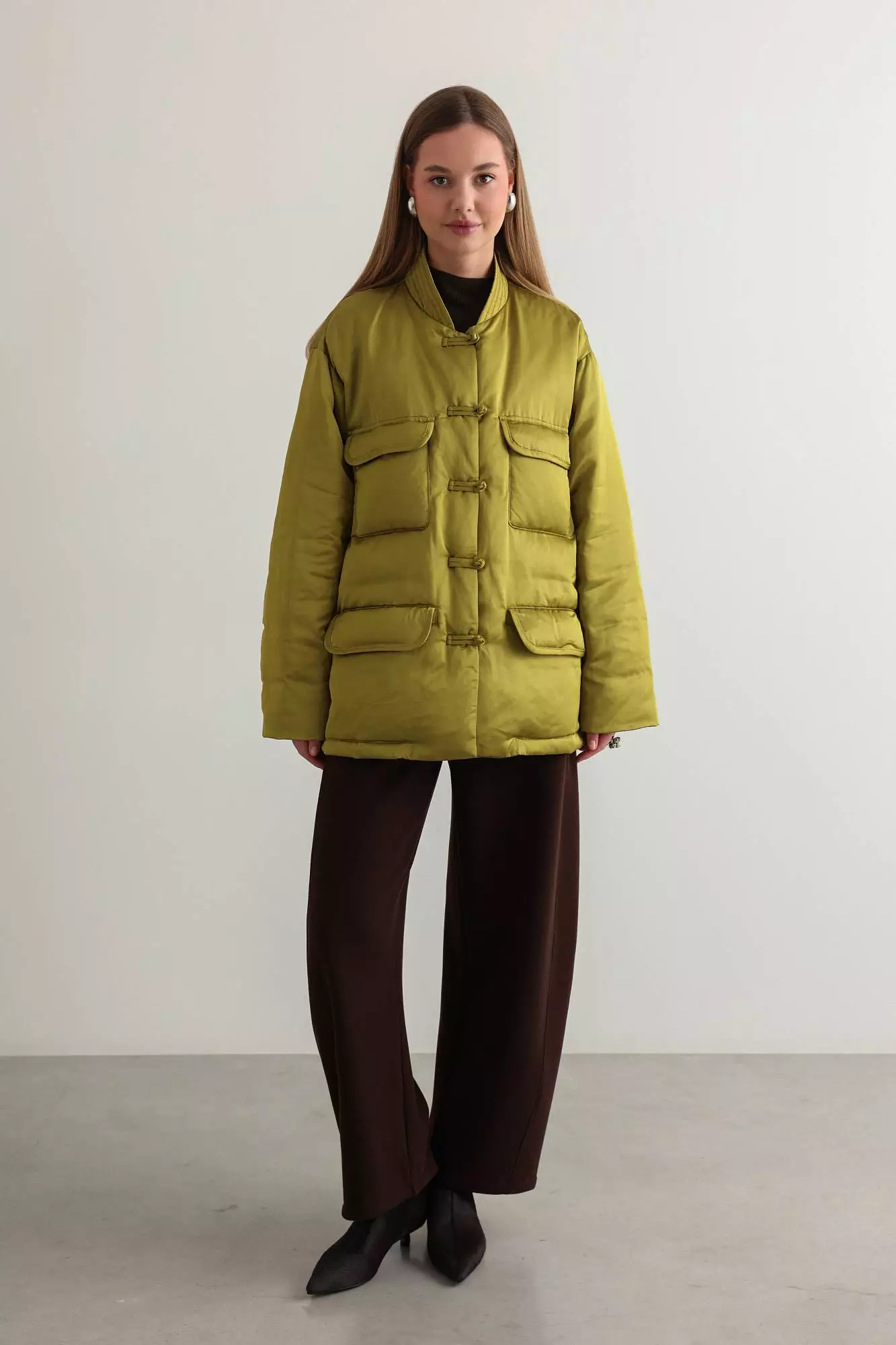 Куртка (M (44RU), оливковый). Избражение № 2