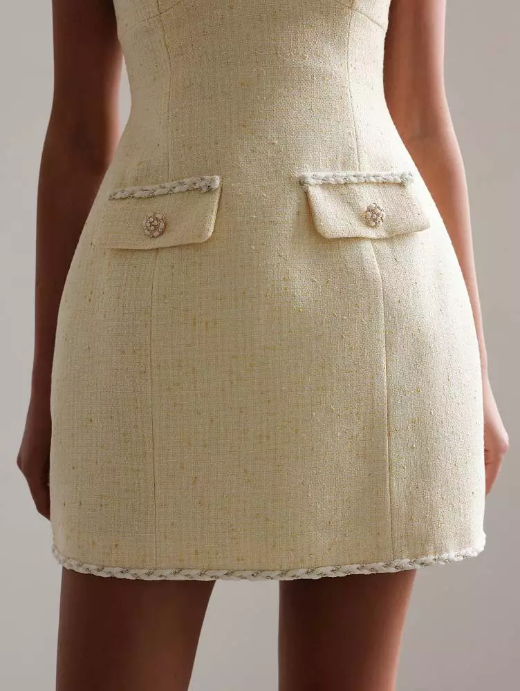 Платье (L (46RU), нежно-жёлтый). Изображение № 4