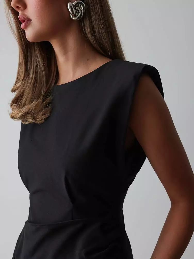 Платье (M (44RU), чёрный). Изображение № 3