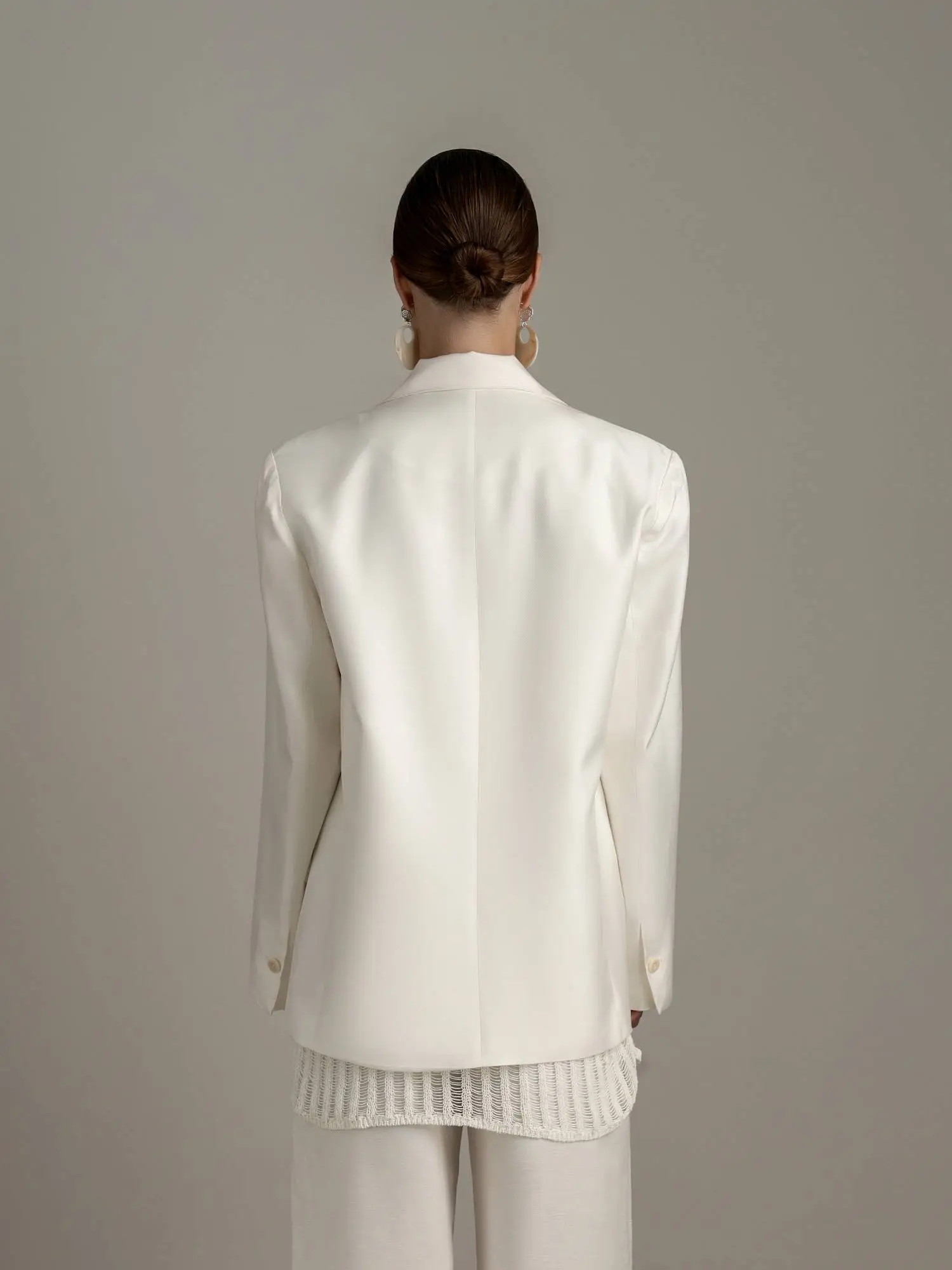 Пиджак (S (42RU), молочный). Избражение № 5