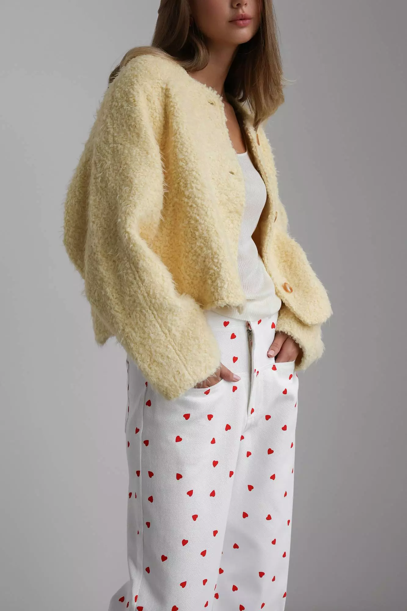 Джинсы (M (44), белый). Избражение № 3