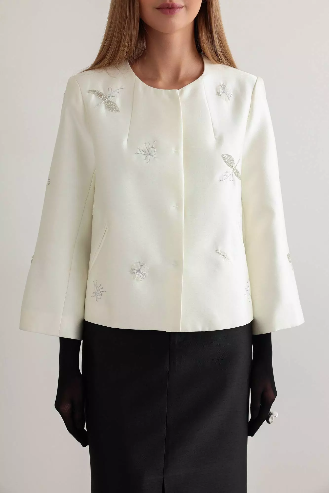 Жакет (S (42RU), молочный). Избражение № 2