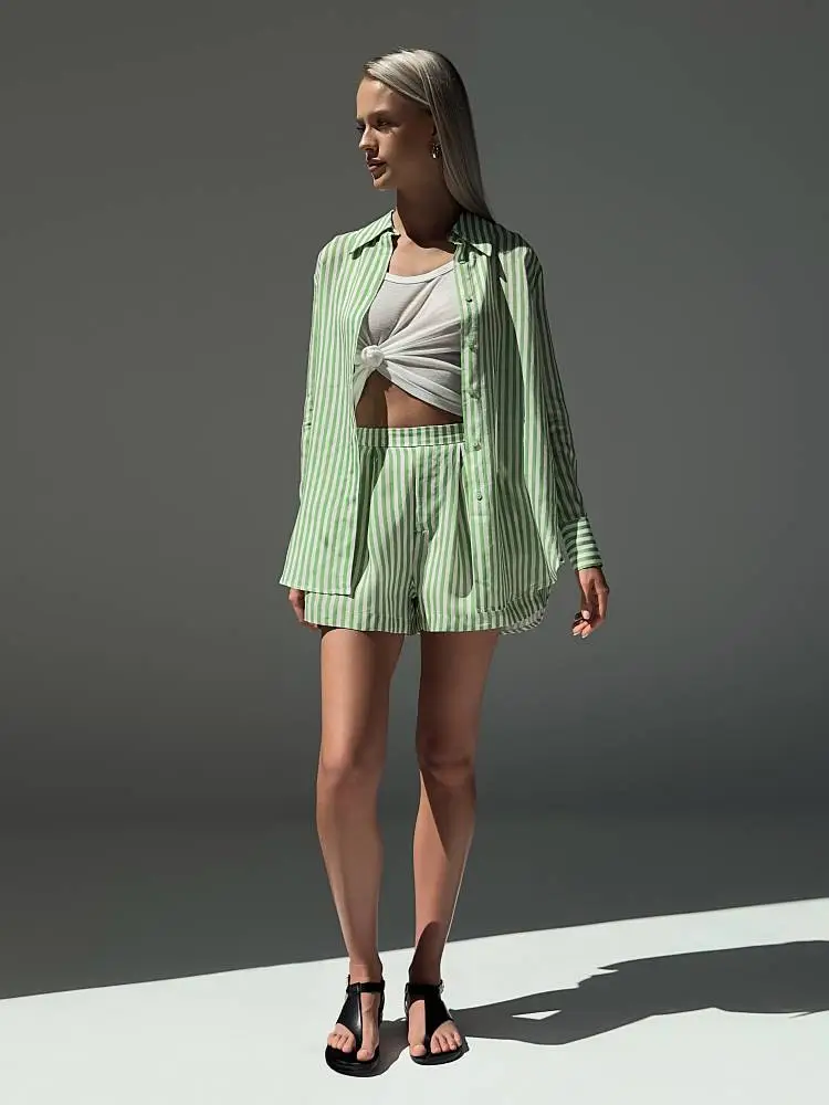 шорты (S (42), зелёный). Изображение № 2