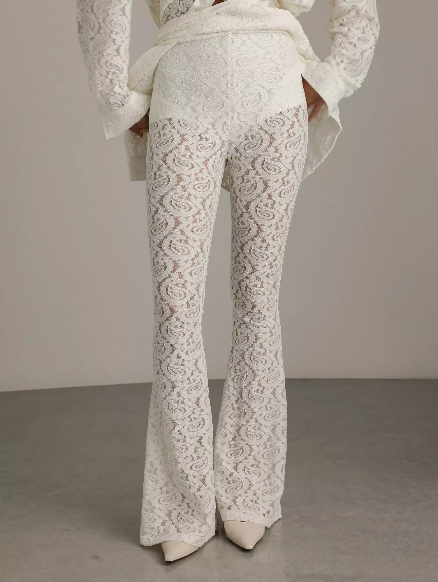 Брюки (L (46RU), молочный). Избражение № 2