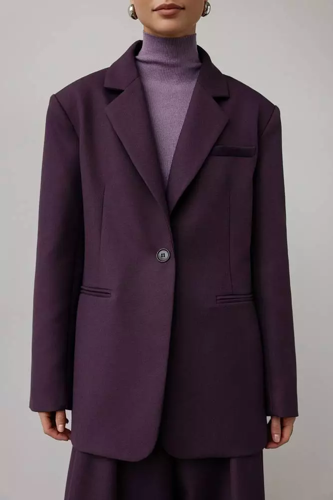 Пиджак (M (44RU), сливовый). Изображение № 2