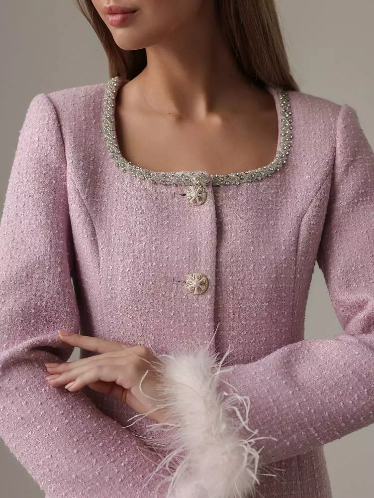 Платье  (L (46), лиловый). Изображение № 3