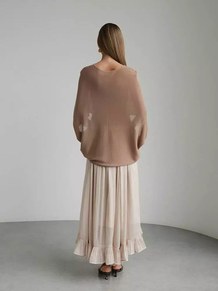 Топ (onesize (40-44RU), светло-коричневый). Изображение № 5