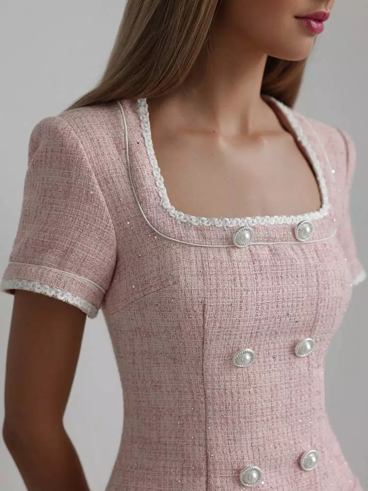 Платье  (S (42RU), нежно-розовый). Изображение № 3