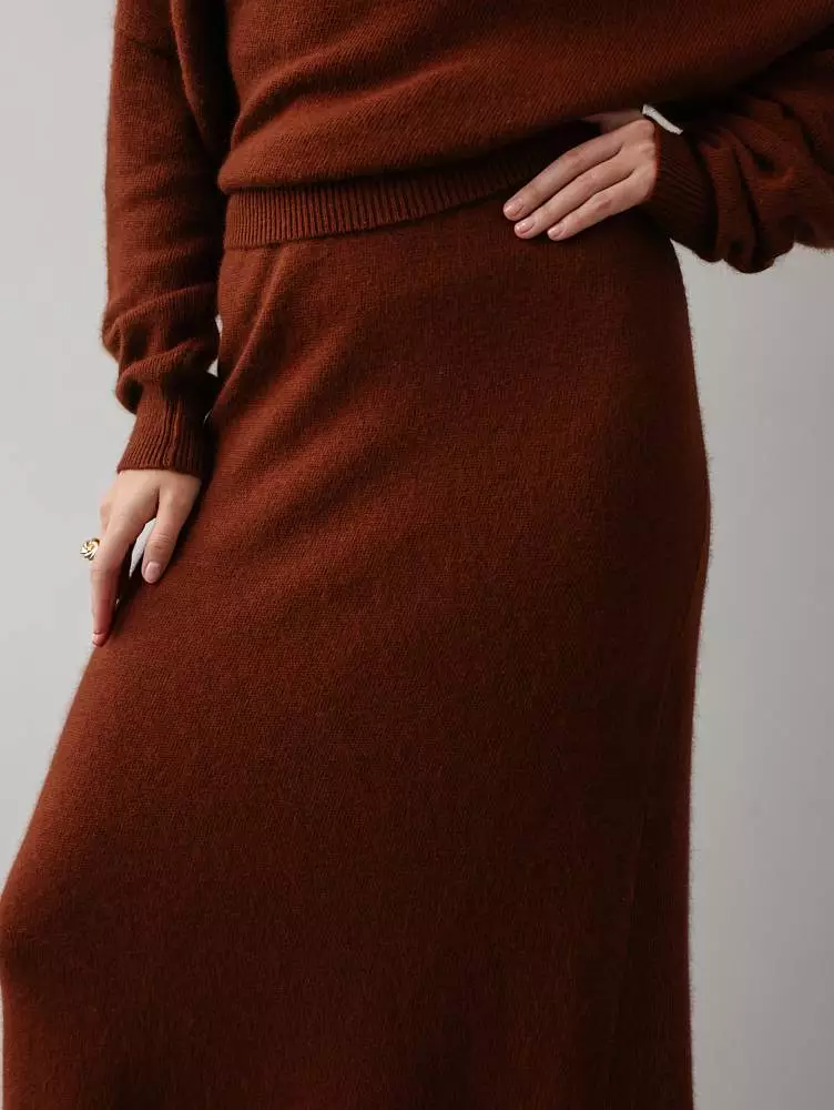 Юбка  (onesize (42-46RU), коричневый). Изображение № 4