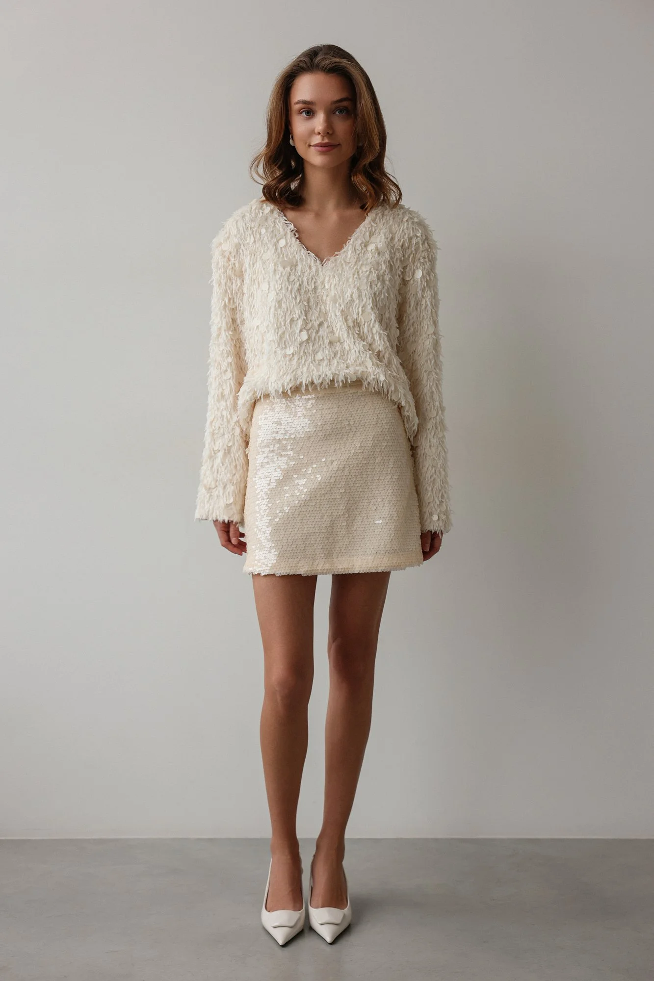 Юбка (M (44RU), светло-бежевый). Избражение № 1