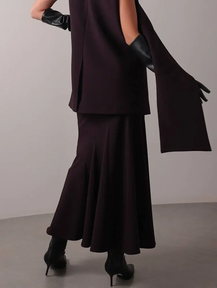 Юбка (S (42), тёмно-сливовый). Изображение № 6